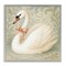 Stupell Industries Vintage Leaves Swan Framed Giclee, design by Grotto Studios